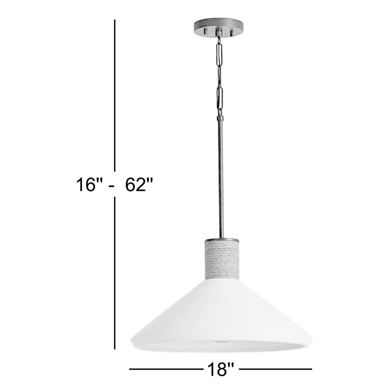 Birch Lane™ Gwenelle 1 - Light Single Cone Pendant & Reviews
